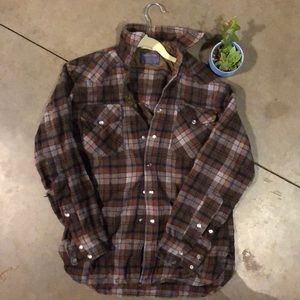 Pendleton Wool Snap Button Down